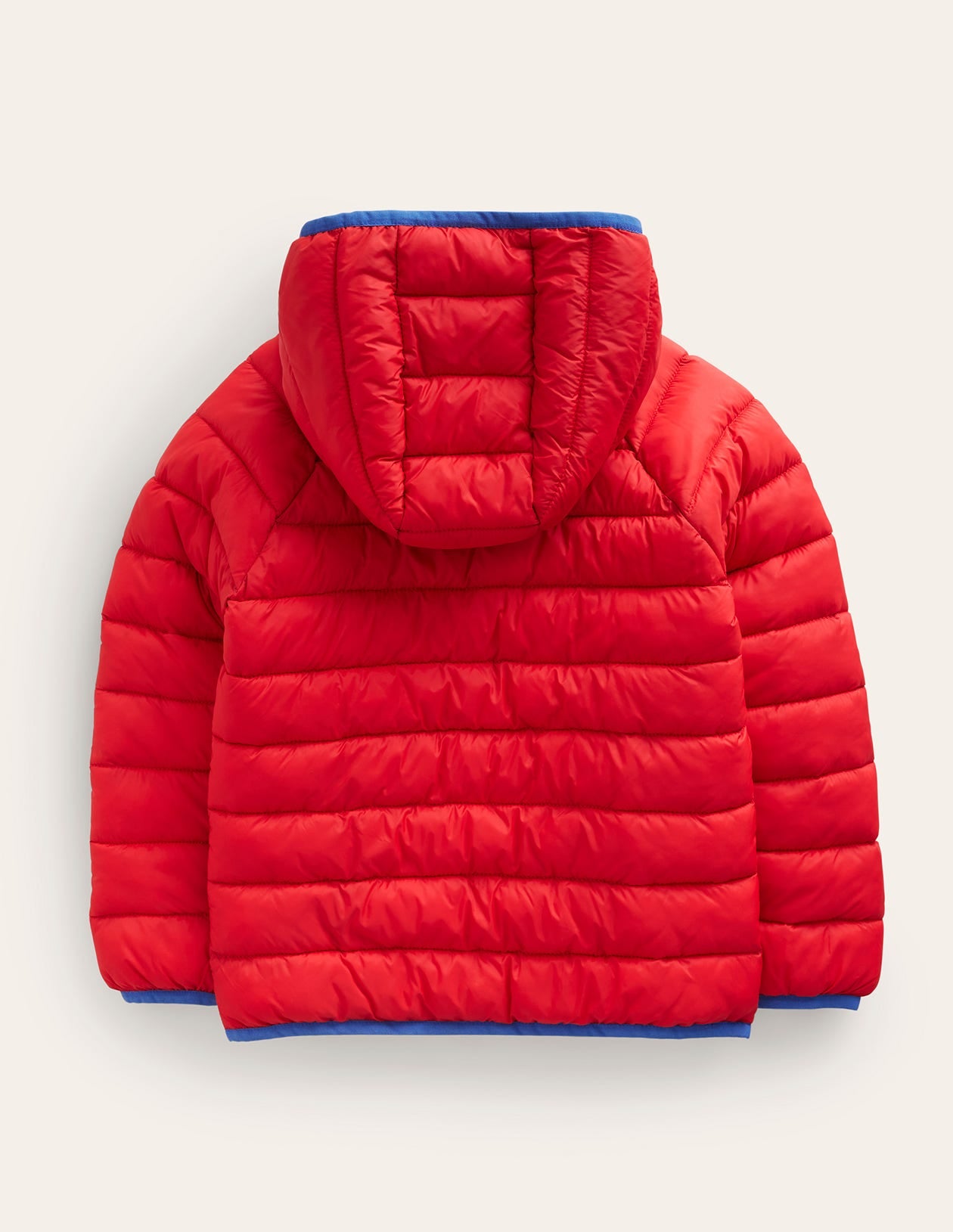 Pack-Away Padded Jacket-Red - Image 2