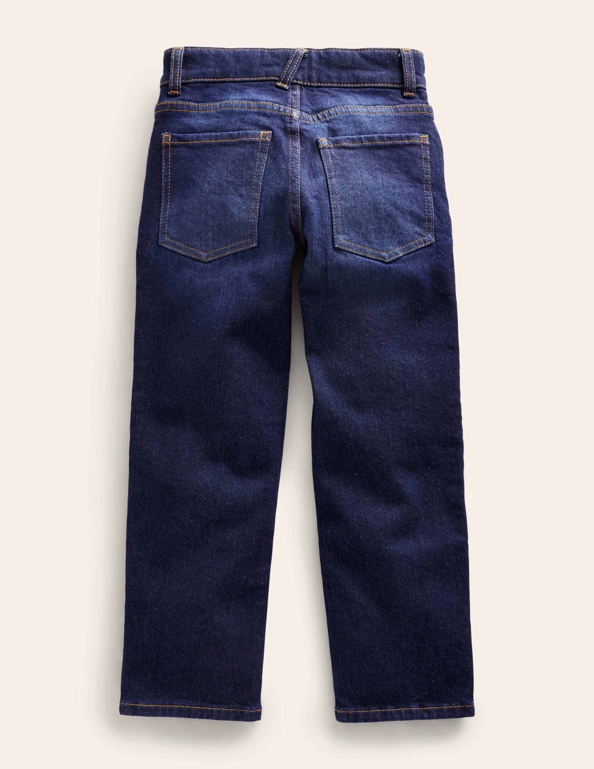 Everyday Straight Jeans-Dark Wash Denim - Image 2