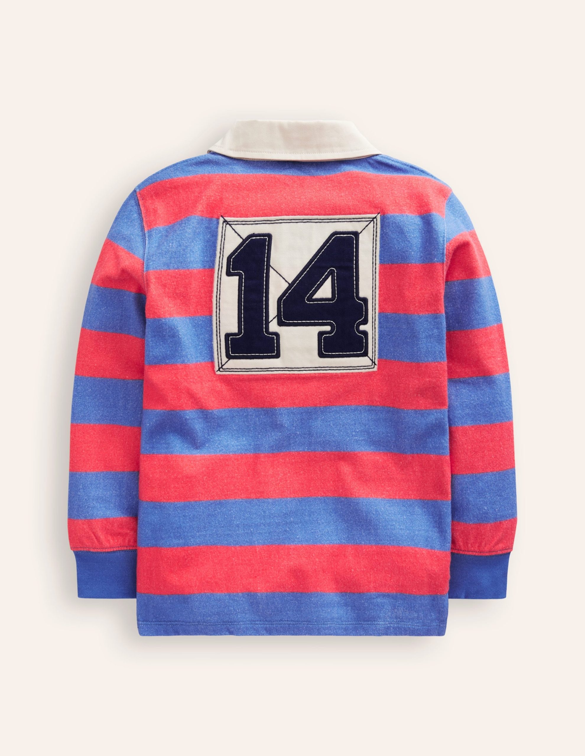 Classic Rugby Shirt-Jam Red/ Bluejay - Image 7
