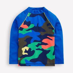 Logo Rash Vest-Multi Rainbow Camo