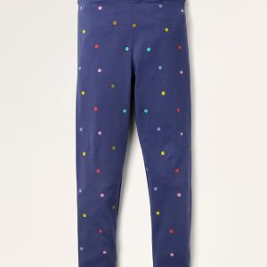 Everyday Fun  Leggings-Starboard Blue Confetti Spot
