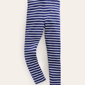 Everyday Fun Leggings-Starboard Blue / Ivory