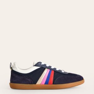 Erin Retro Tennis Trainers-Navy/Rainbow