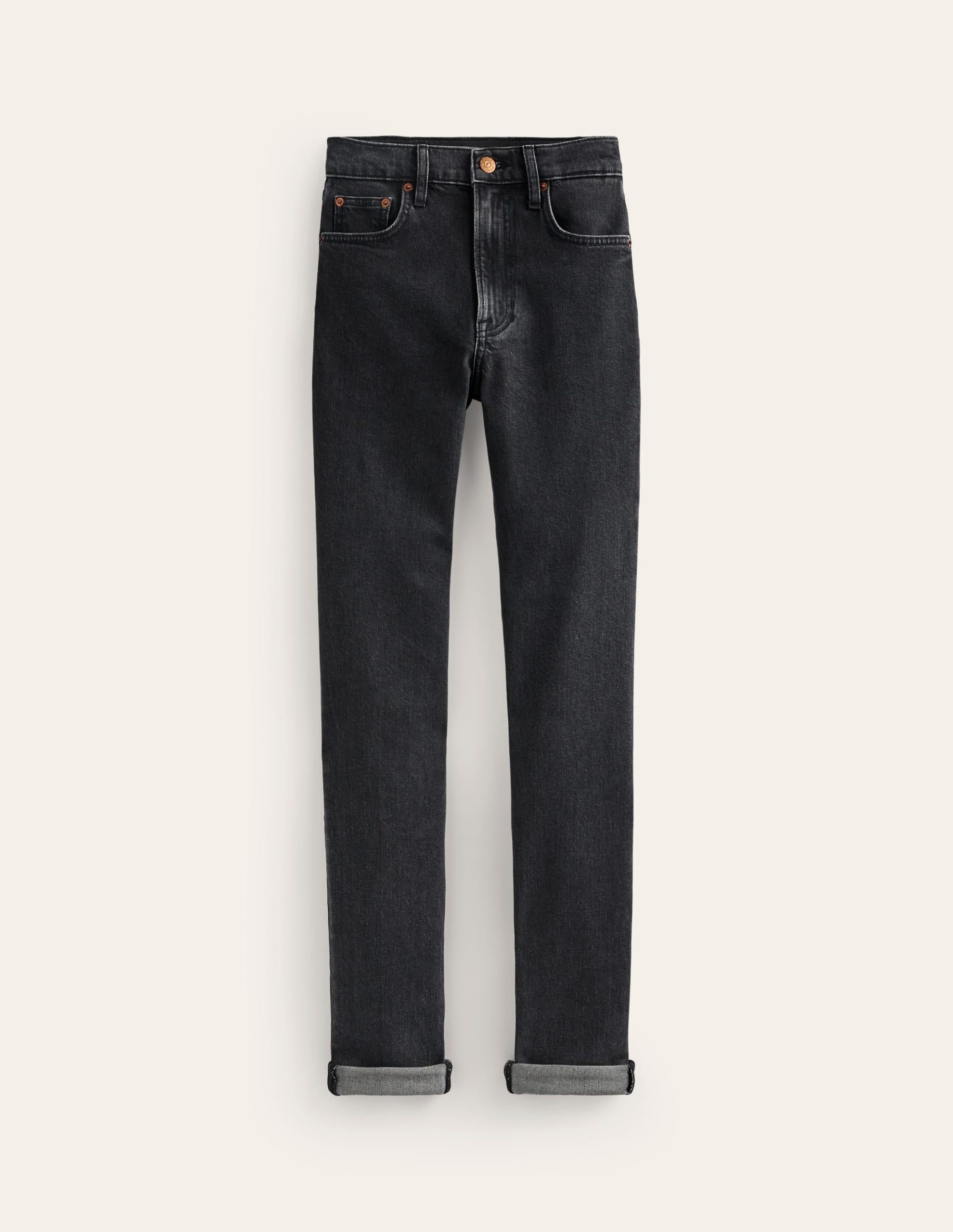 Girlfriend Jeans-Washed Black - Image 6