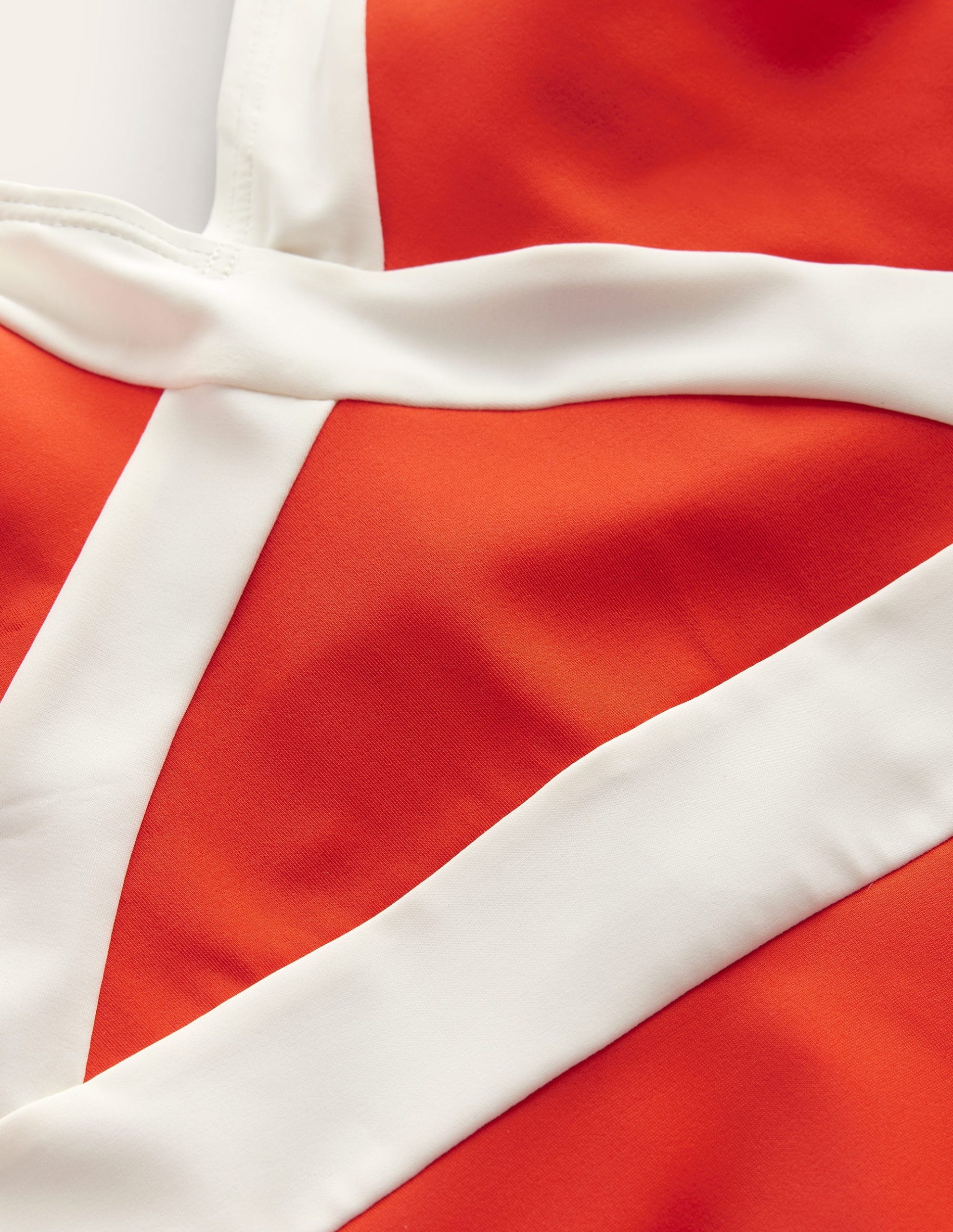 Kefalonia Halterneck Swimsuit-Fiesta/ Ivory Colourblock - Image 7