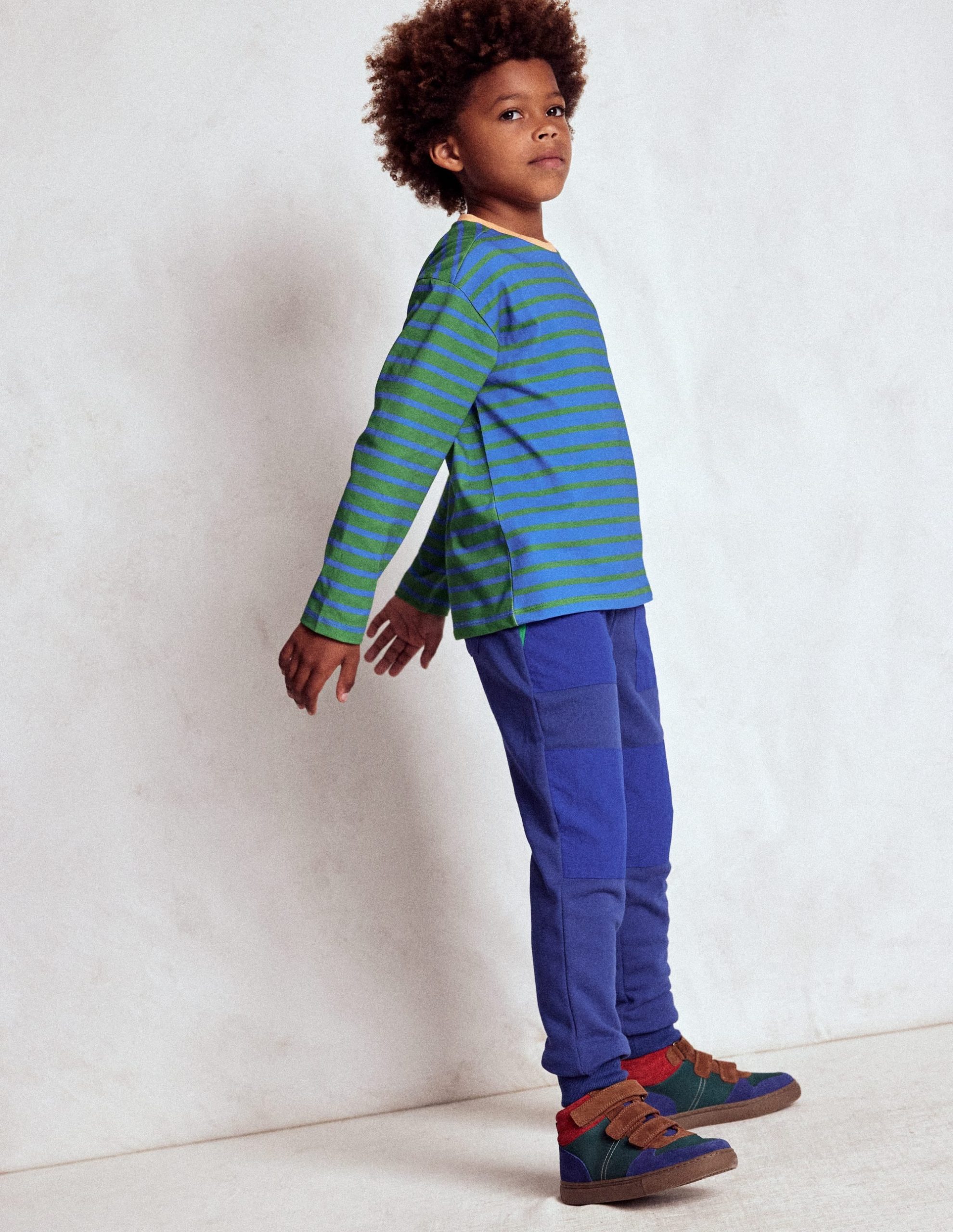 Warrior Knee Joggers-Medieval Blue