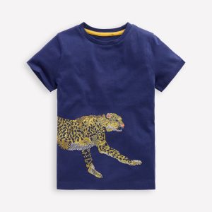 Superstitch T-Shirt-Starboard Blue Cheetah