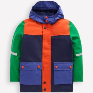 Waterproof Fisherman's Jacket-Colourblock