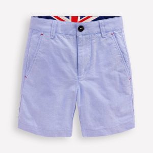 Classic Chino Shorts-Blue Oxford