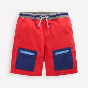 Adventure Shorts-Poppy Red