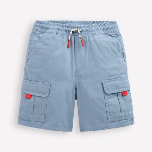 Everyday Cargo Shorts-Glacier Blue