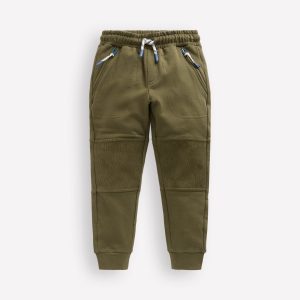 Warrior Knee Joggers-Woodland Green Cord