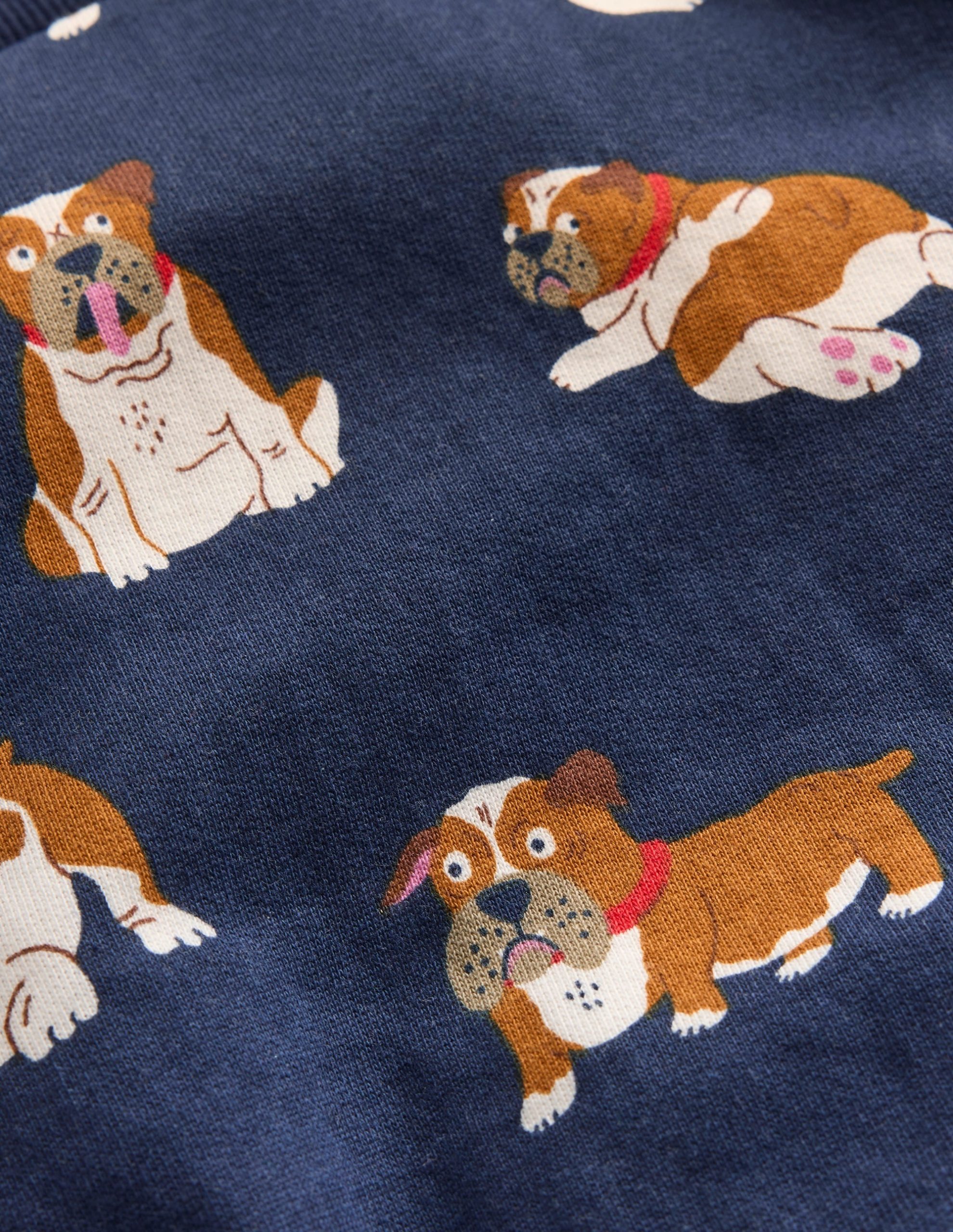 Everyday Printed Sweatshirt-Blue Bulldogs - Image 3