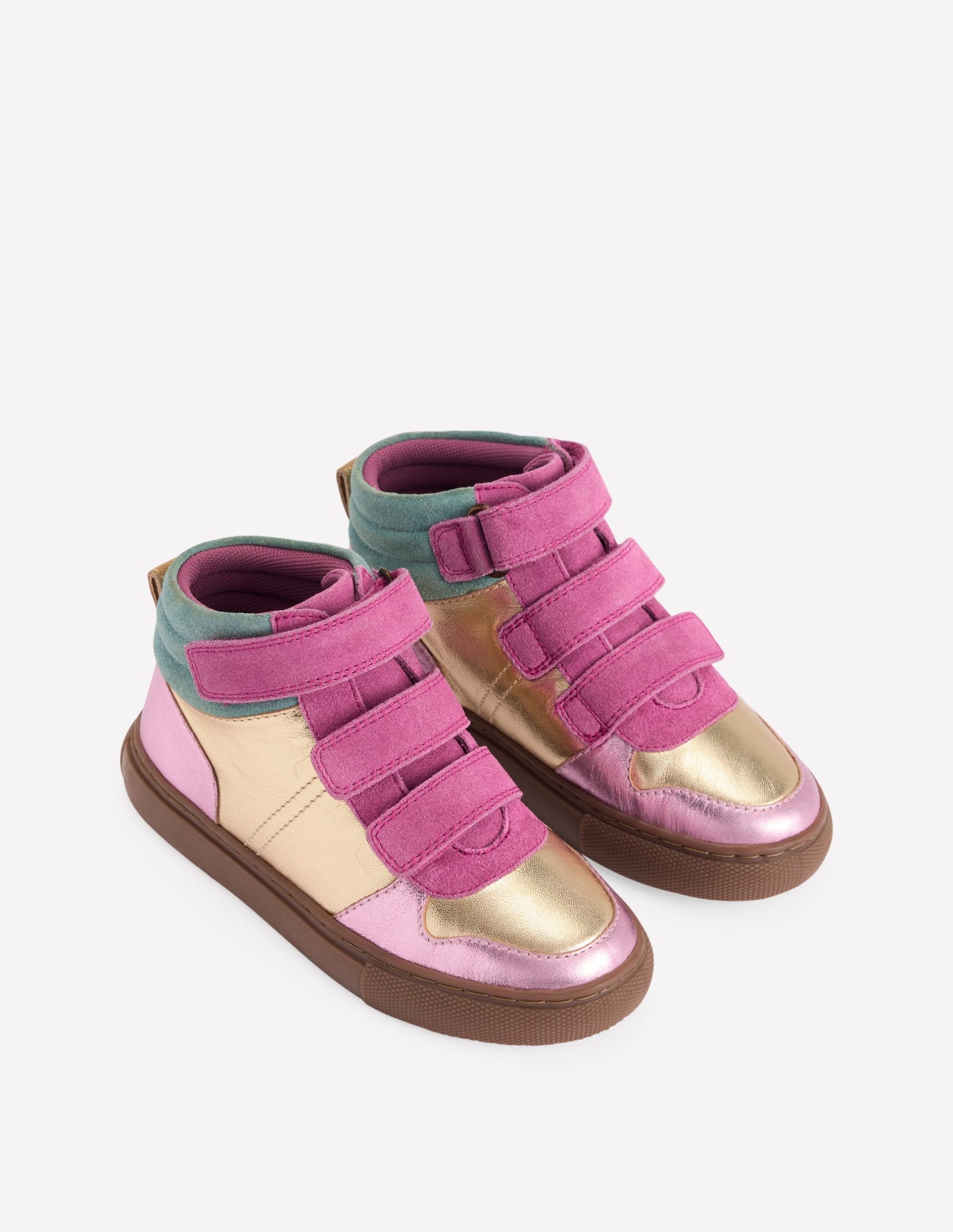 Metallic High Tops-Gold and Pink Metallic - Image 2