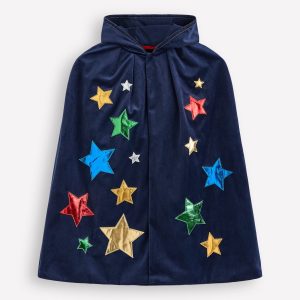 Wizard Cape-Rainbow Metallic Stars