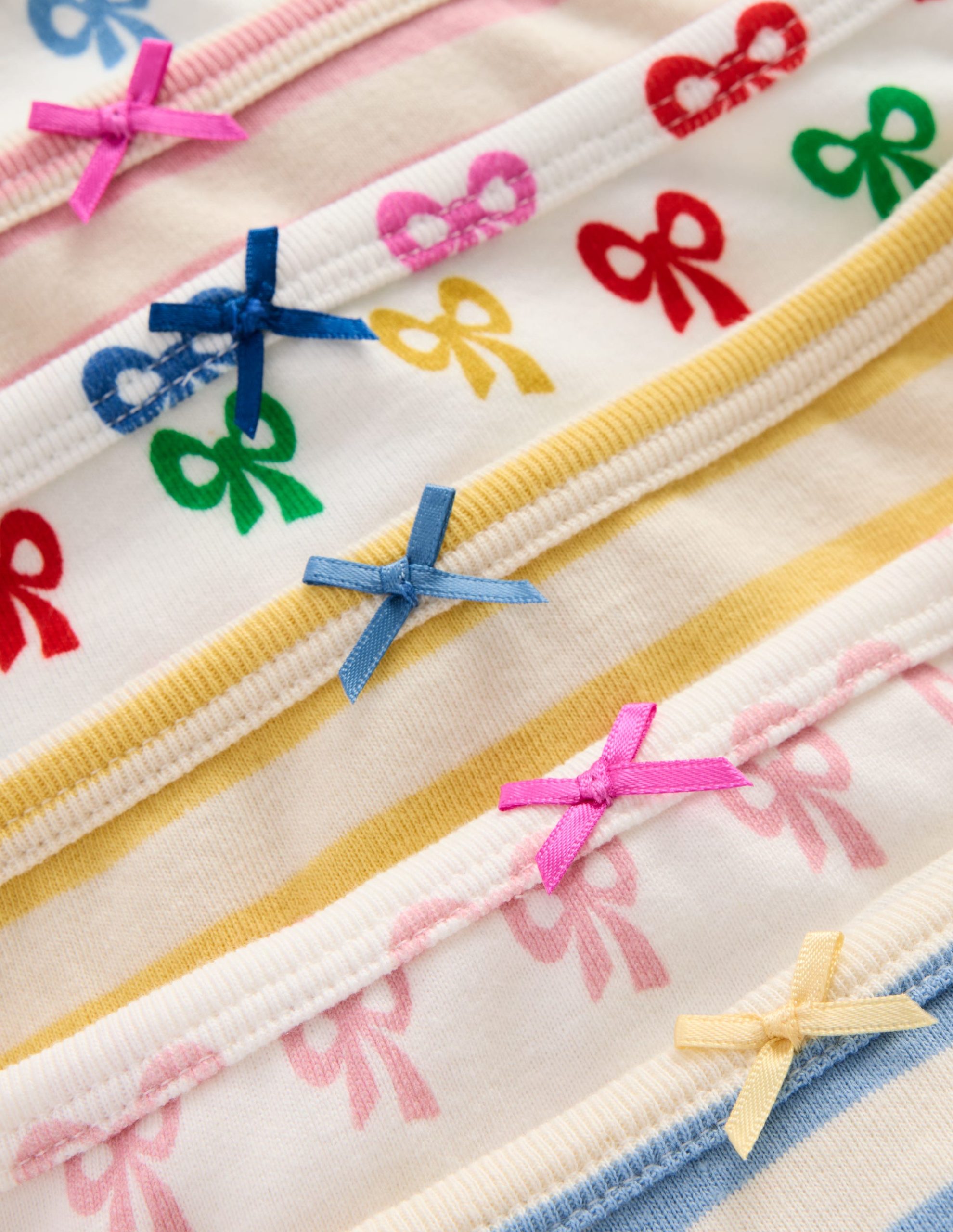 7-Pack Underwear-Multi Bow/Stripe - Image 3