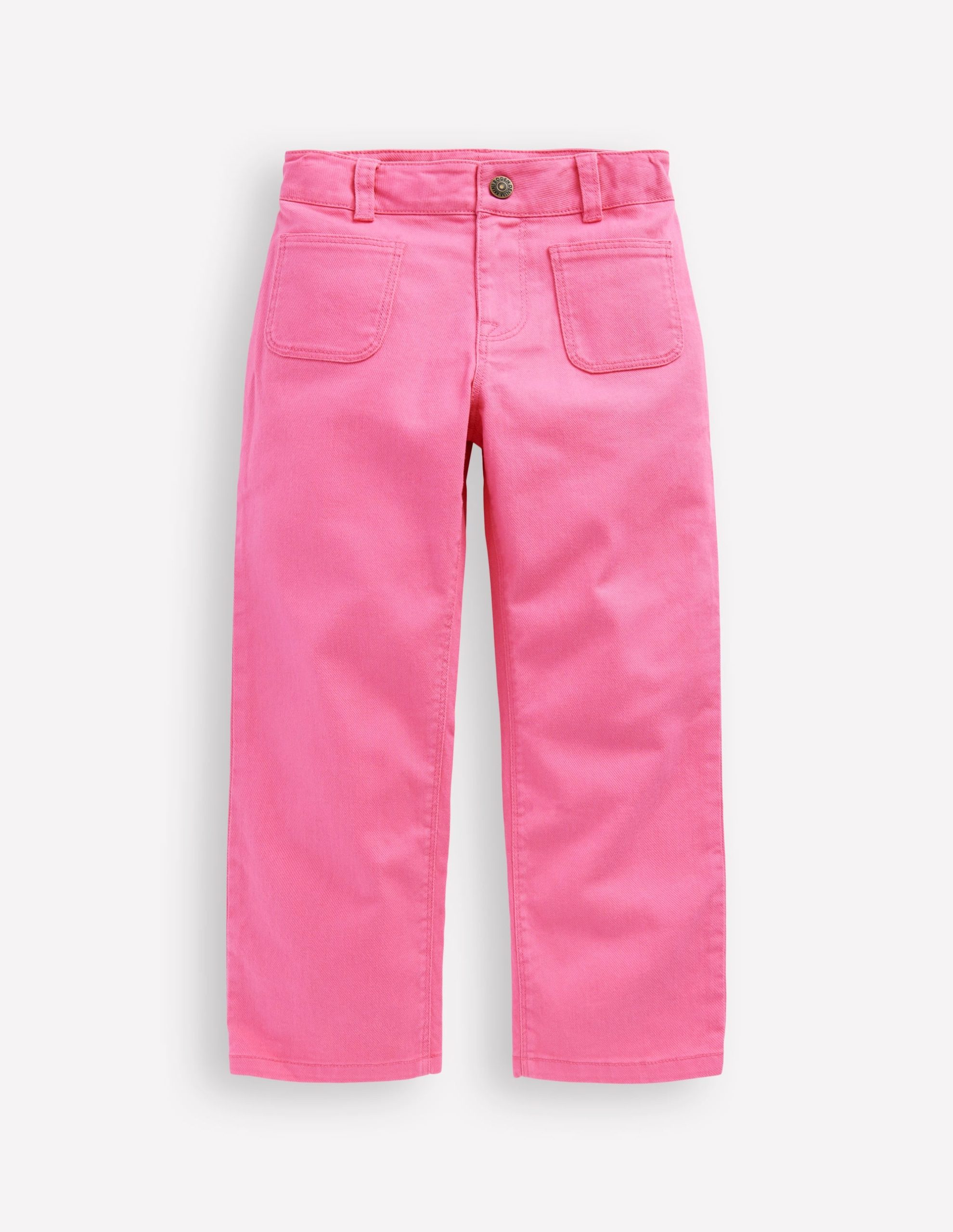 Patch Pocket Pants-Sorbet Pink