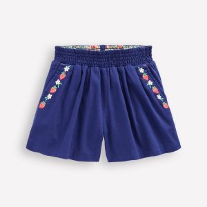 Pull-On Shorts-Starboard Blue