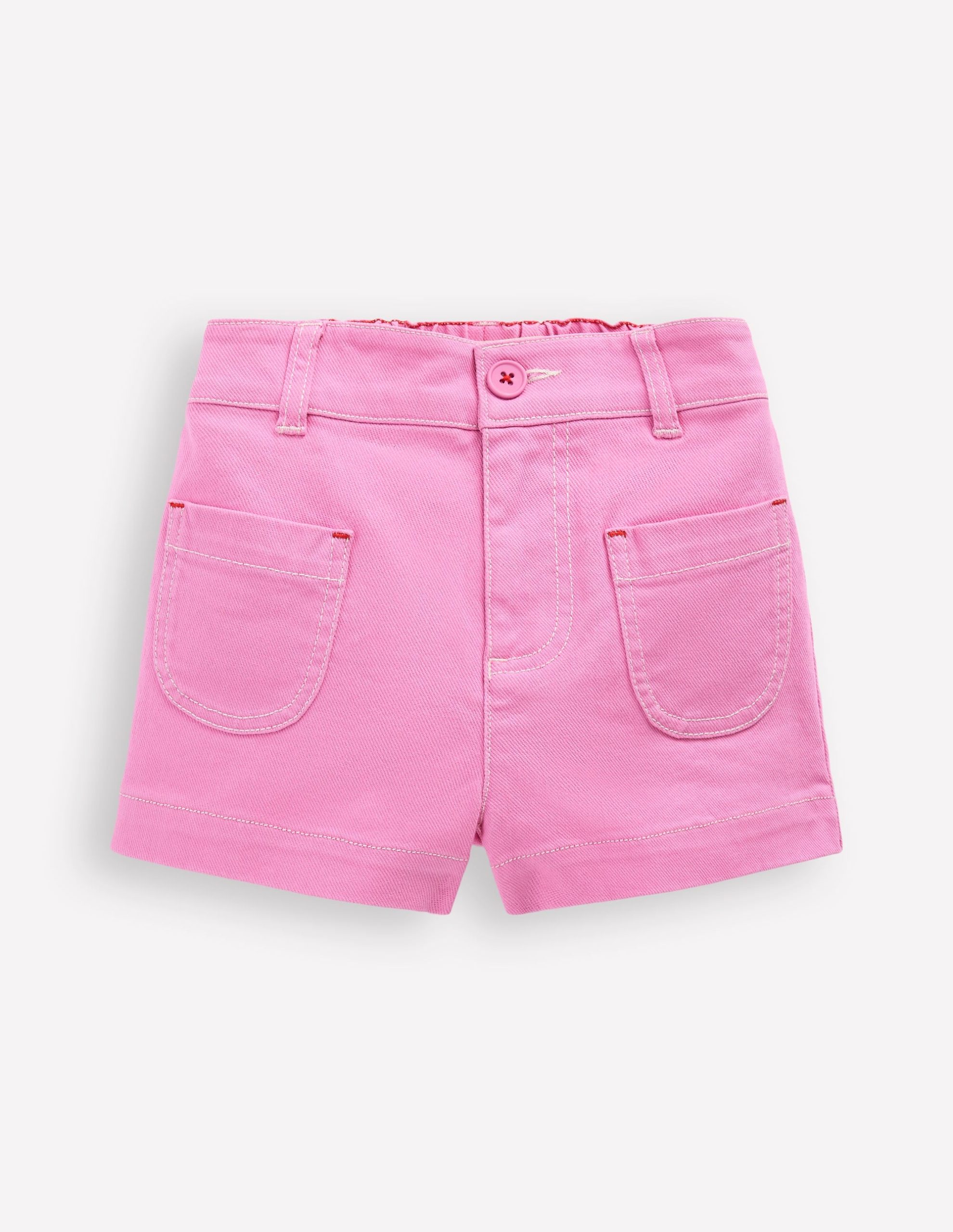 Patch Pocket Shorts-Vintage Mauve
