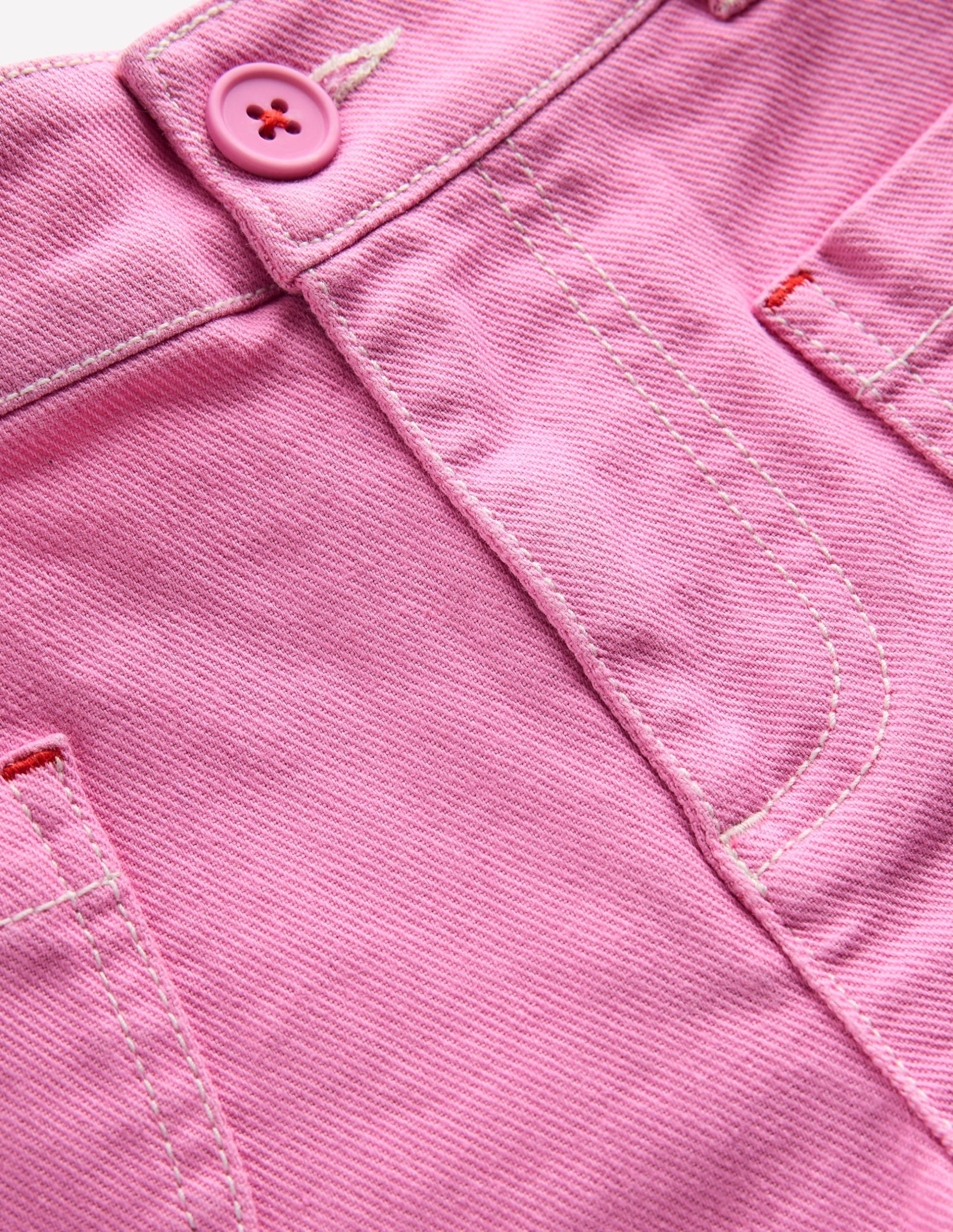 Patch Pocket Shorts-Vintage Mauve - Image 3