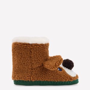 Novelty Slipper Boots-Dog