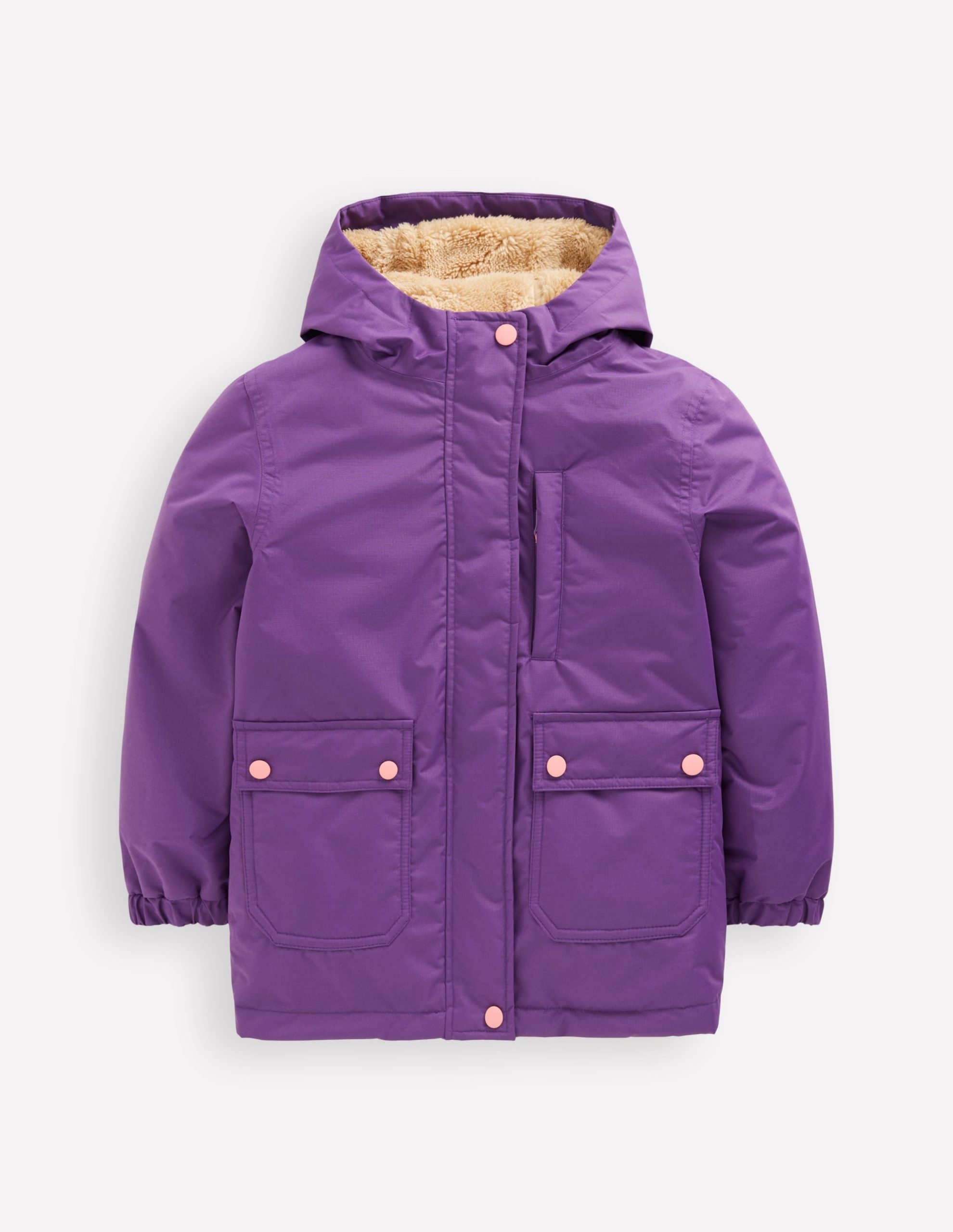 4-in-1 Waterproof Coat-Purple - Image 2