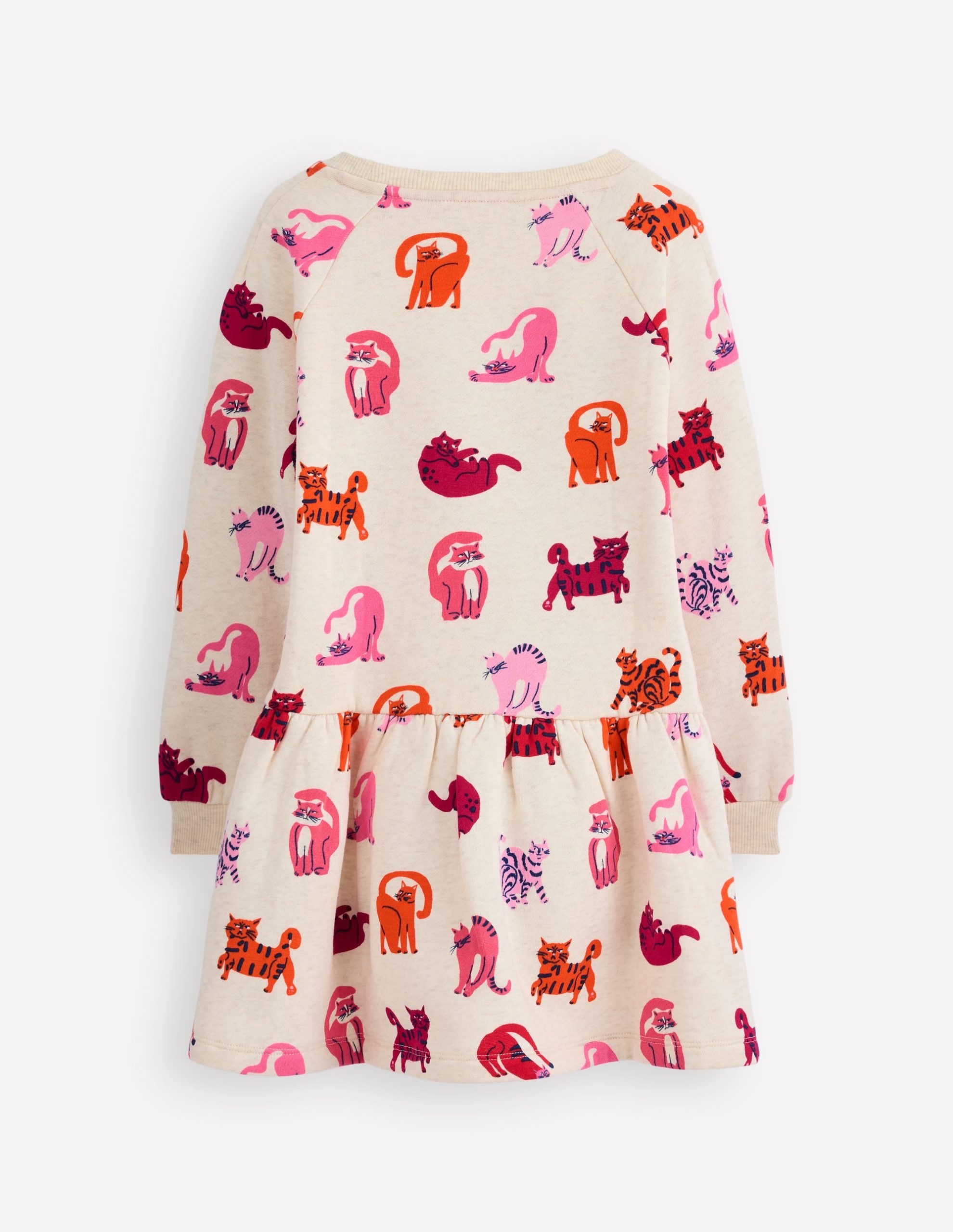 Cosy Sweatshirt Dress-Multi Cats - Image 2