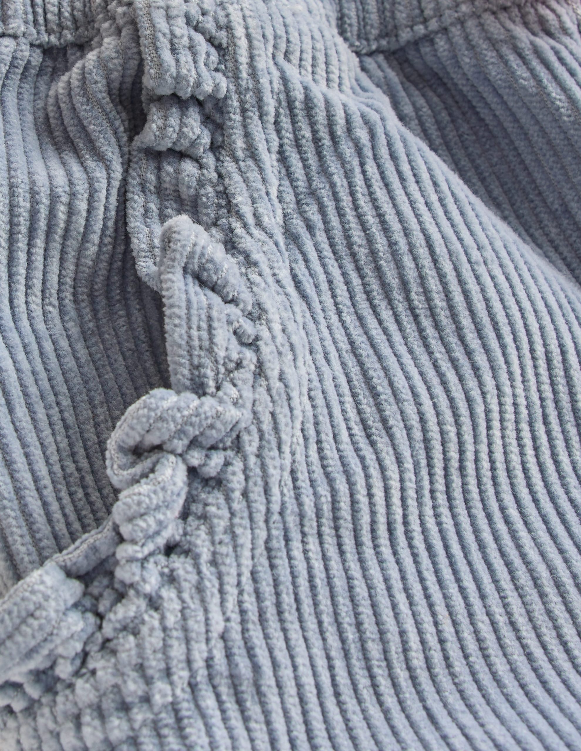 Relaxed Cord Pants-Blue - Image 3