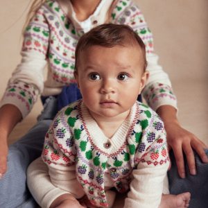 Fair Isle Cardigan-Multi Fruit