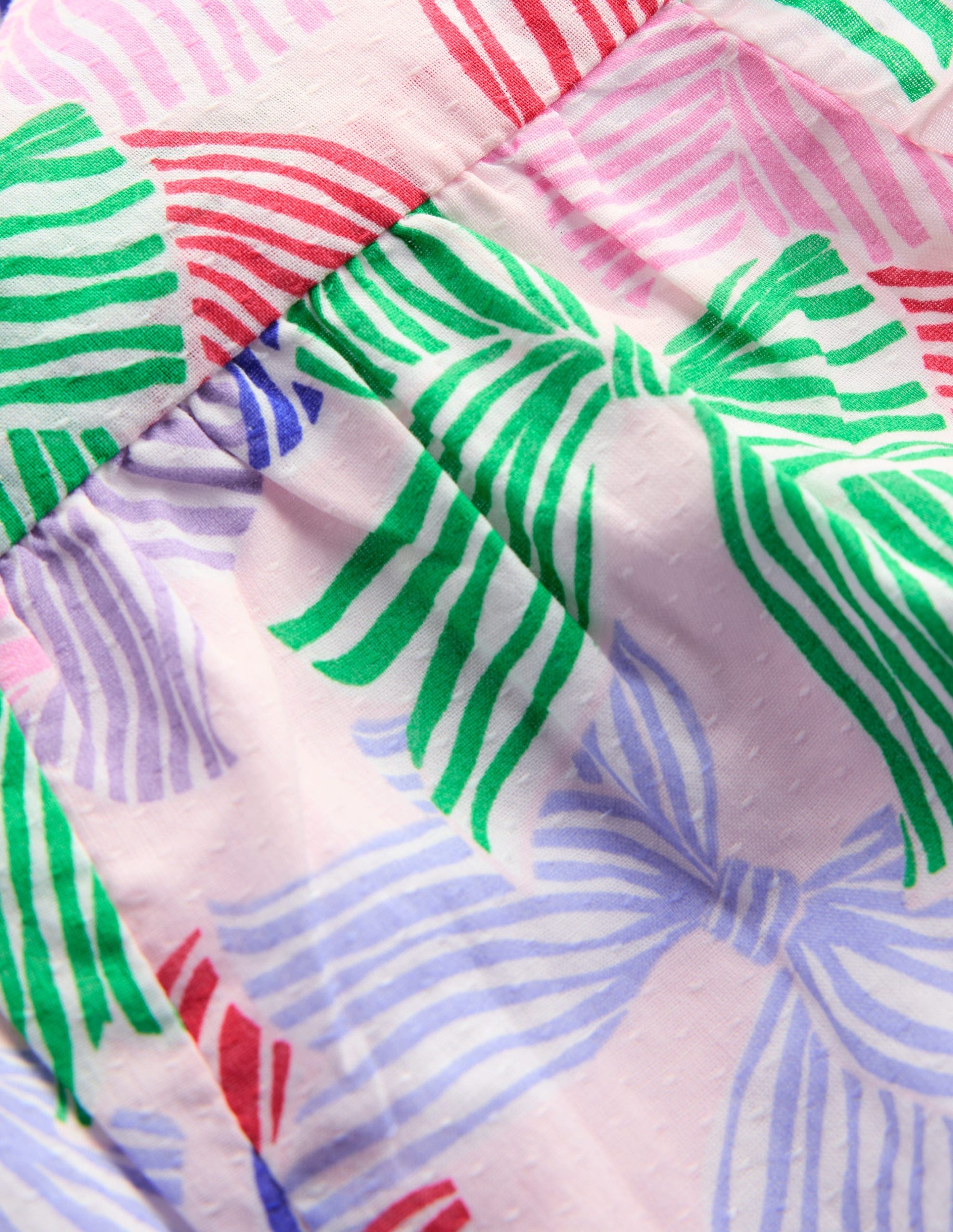 Ruffle Sleeve Romper-French Pink Bows - Image 4