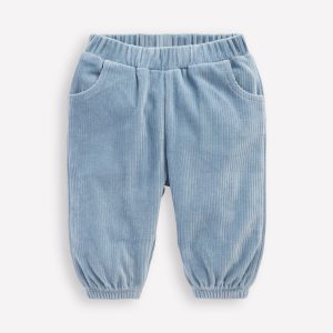 Jersey Cord Pants-French Blue
