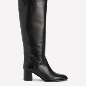 Skye Smart Knee Boots-Black