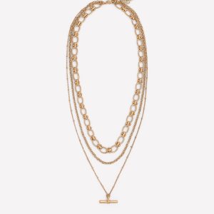 Layering Necklace-Gold Colour