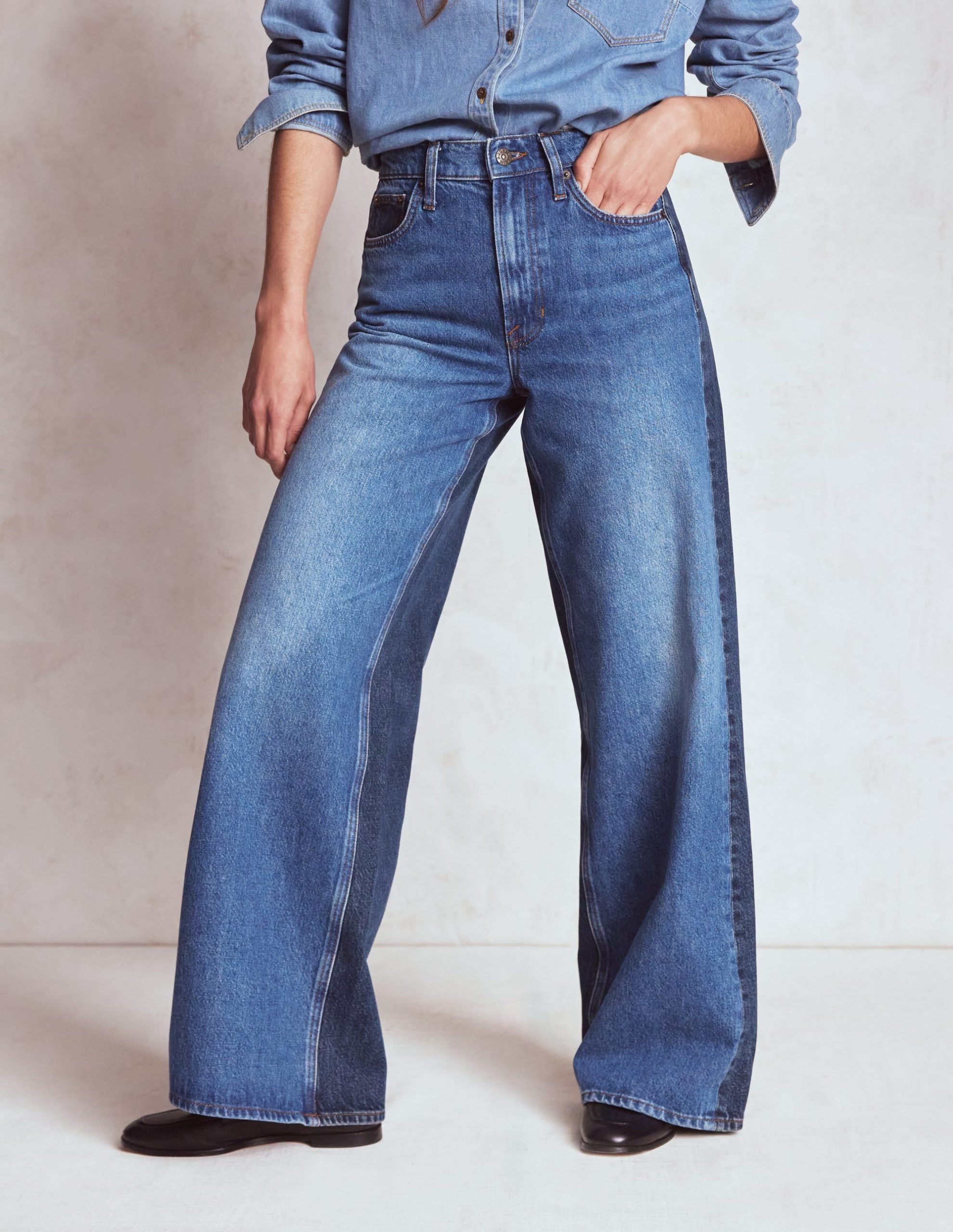 High Rise Wide Leg Jeans-Hotch Potch - Image 4