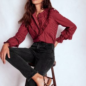 Girlfriend Jeans-Washed Black