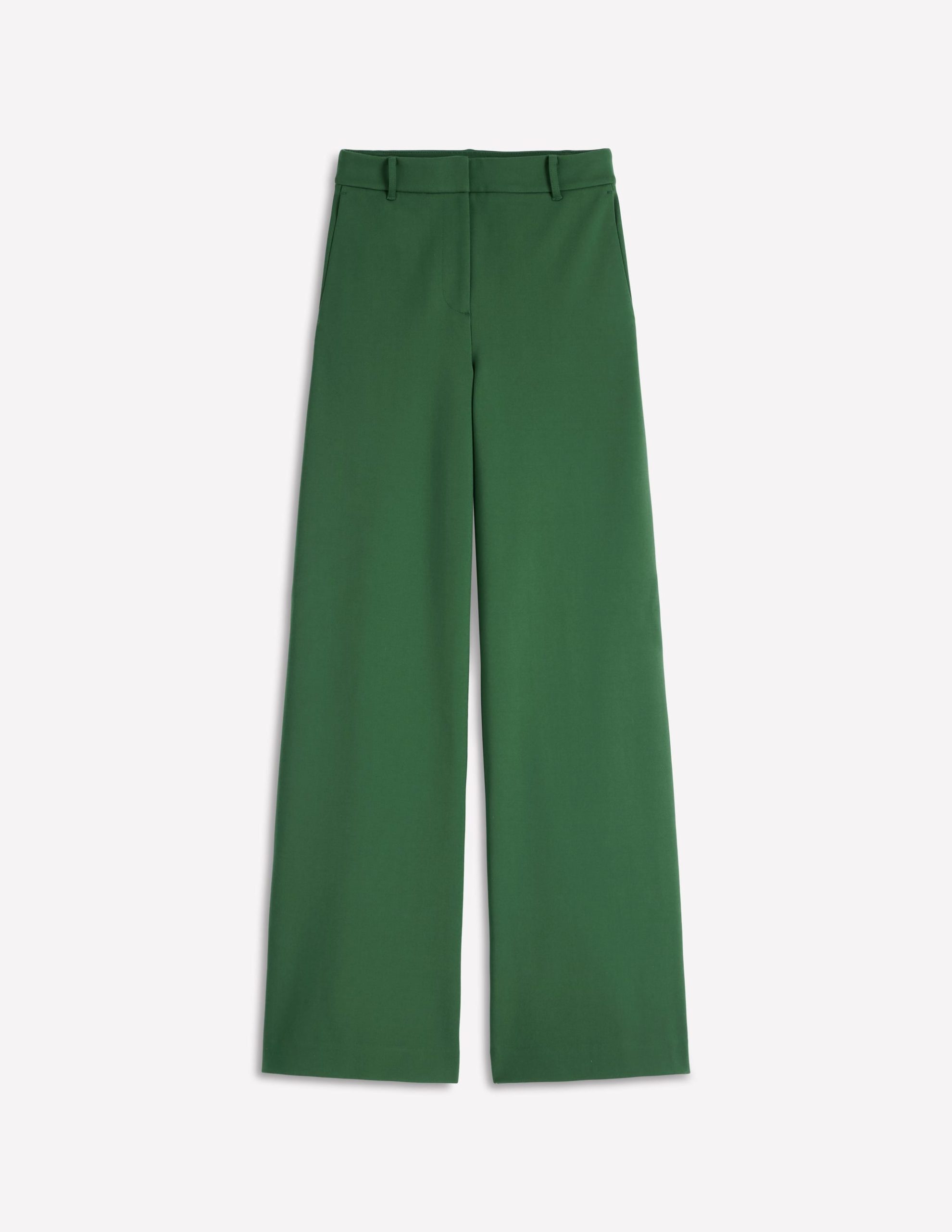 Belgravia Ponte Pants-Hunter Green - Image 5