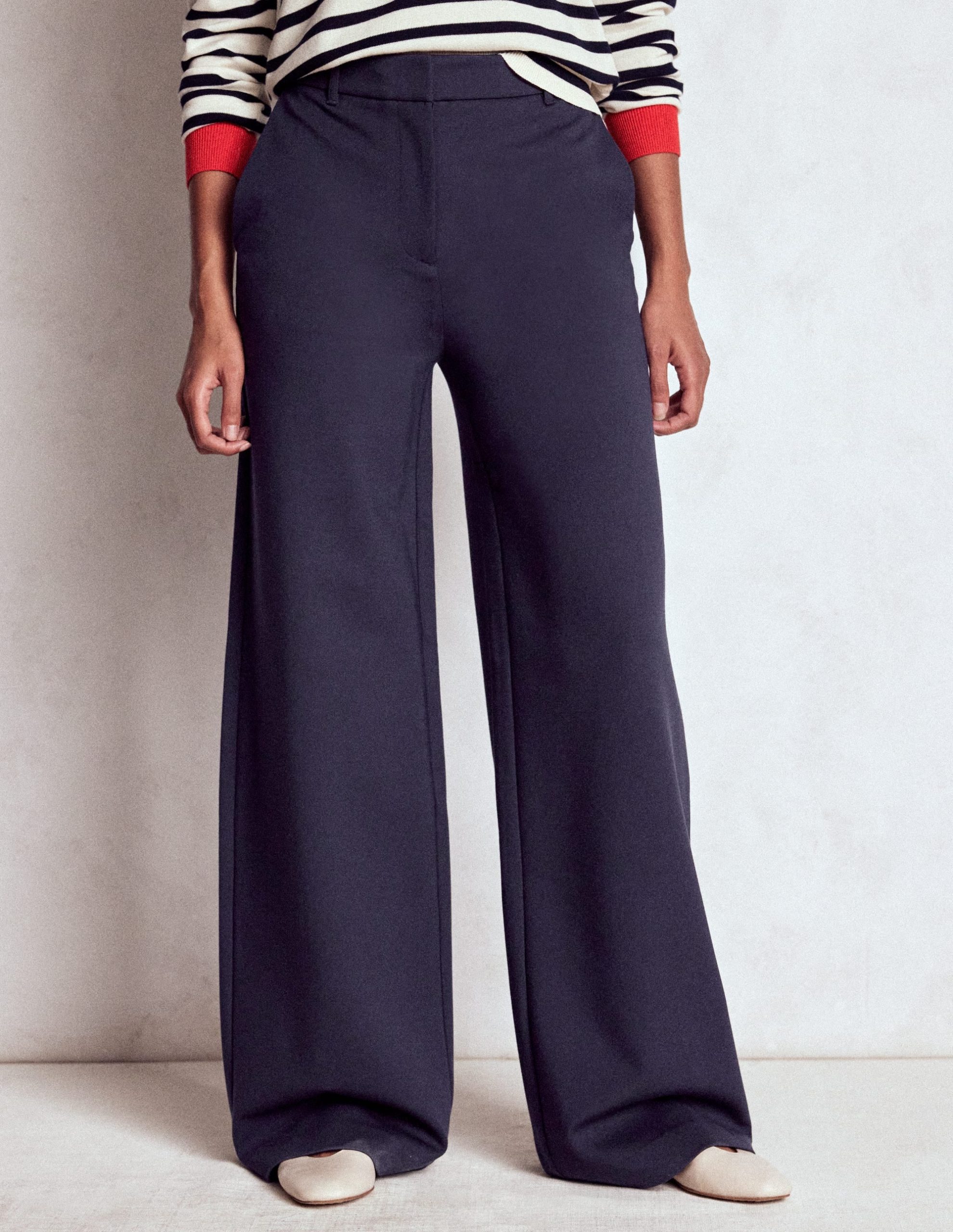 Belgravia Ponte Pants-Navy - Image 3