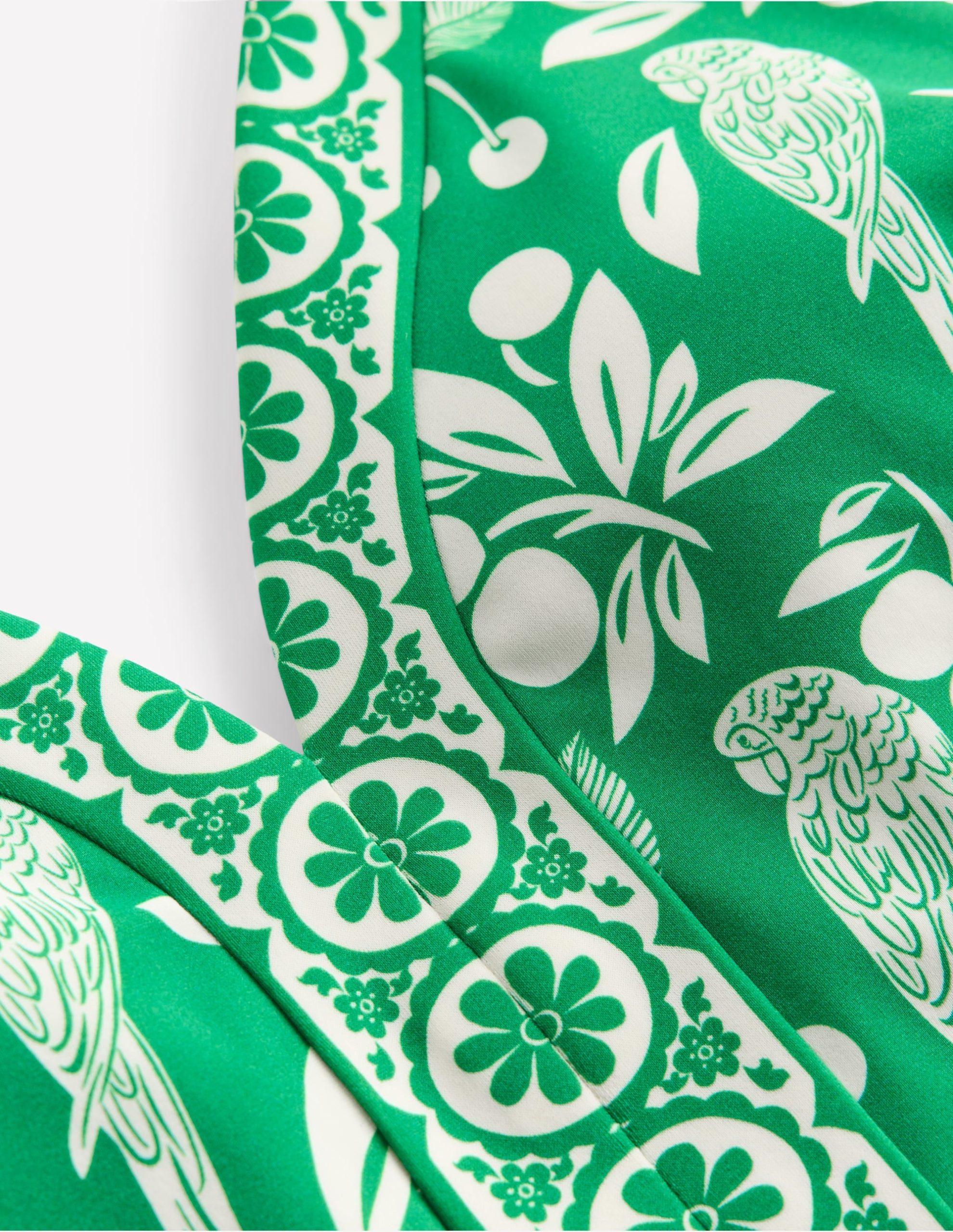 Ios V Panel Swimsuit-Rich Emerald. Ornate Tropics - Image 6