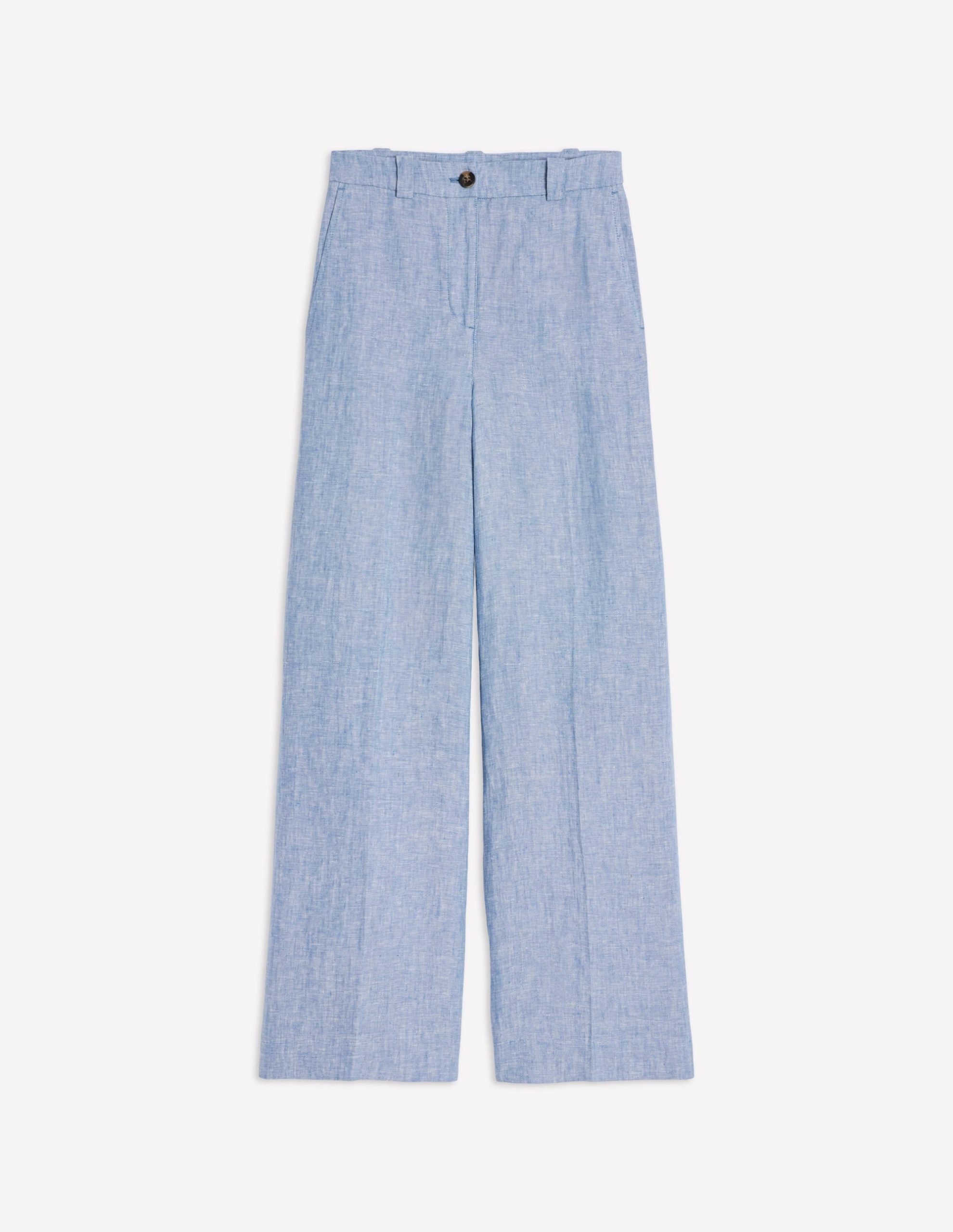 Westbourne Linen Pants-Grey Blue Chambray - Image 6