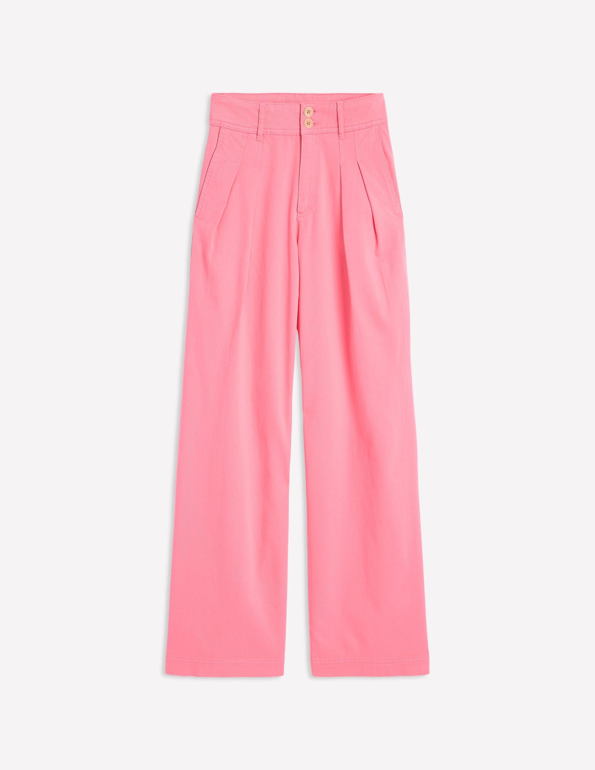 Brompton Wide Leg Pants-Pink Rose - Image 6