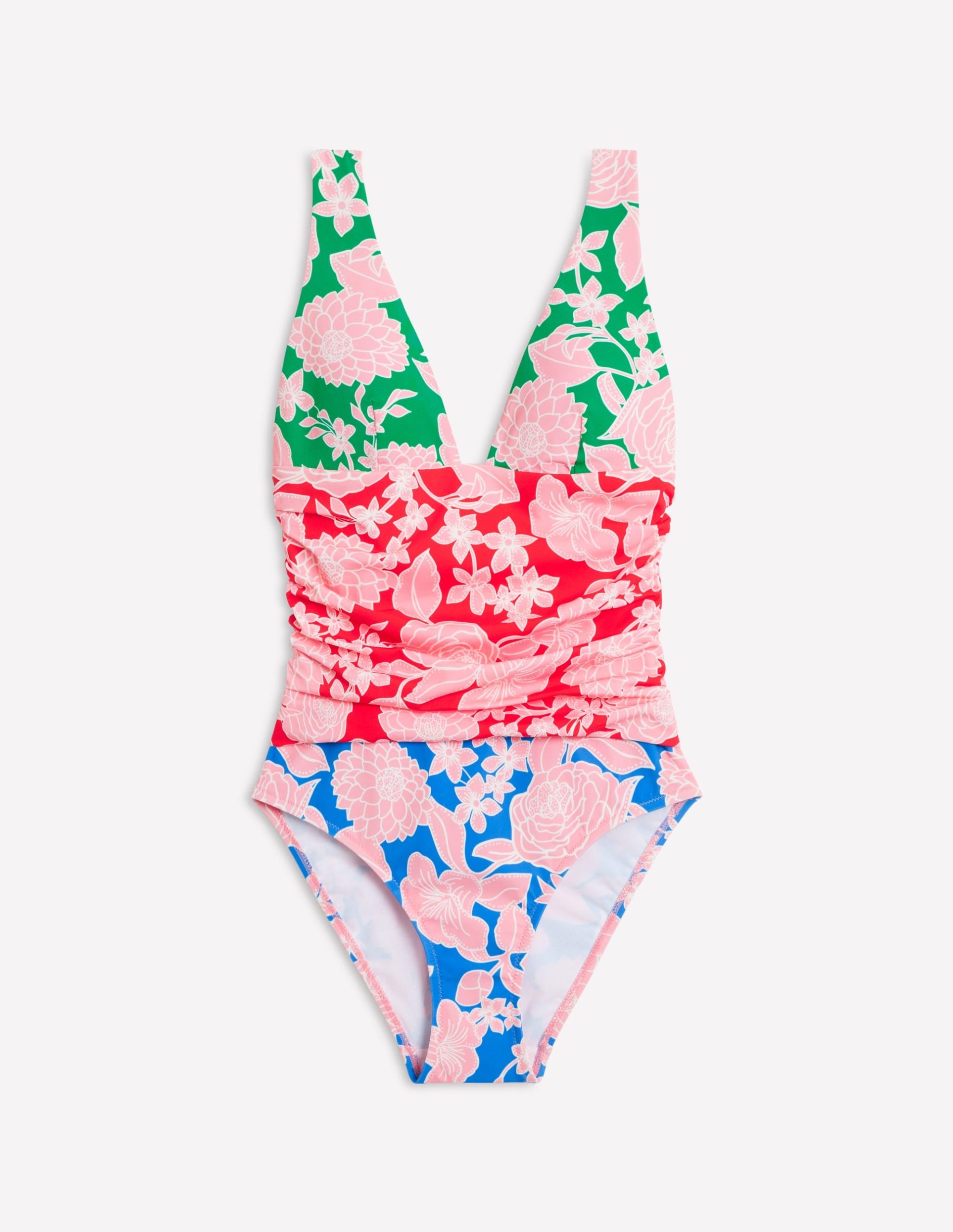 Mykonos Deep V Swimsuit-Multi. Blossom Cascade - Image 7
