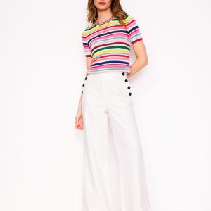 Greenwich Sailor Pants-White