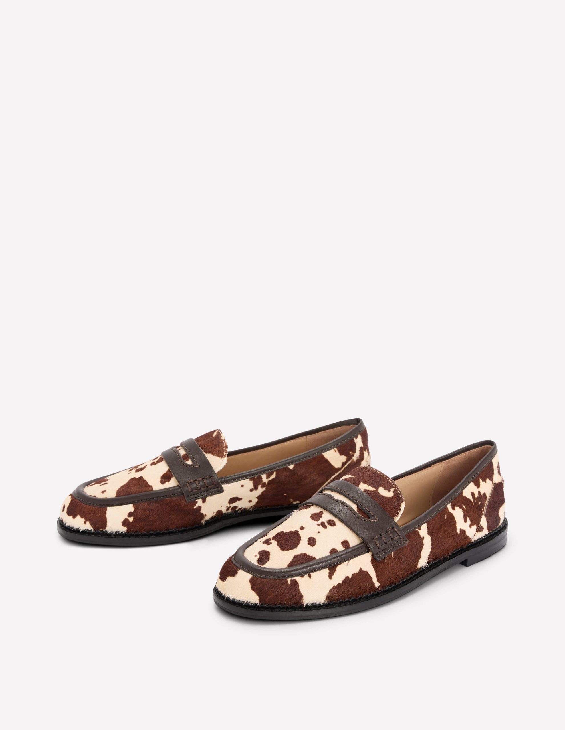 Nya Penny Loafers-Brown/Ivory - Image 5