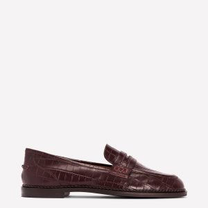 Nya Penny Loafers-Oxblood