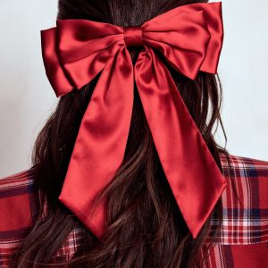 Hair Bow-Red