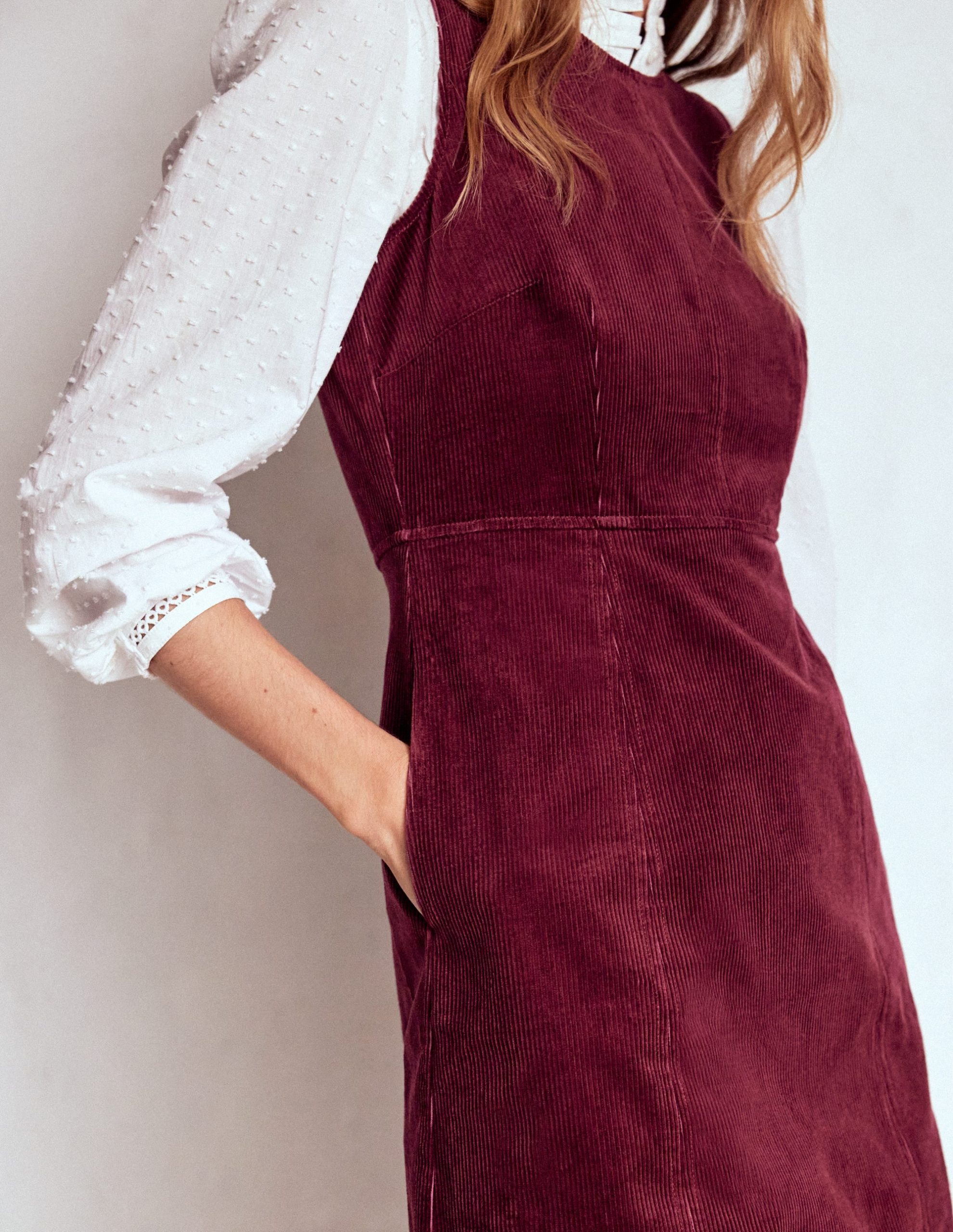 Annie Cord Shift Dress-Deep Wisteria - Image 3