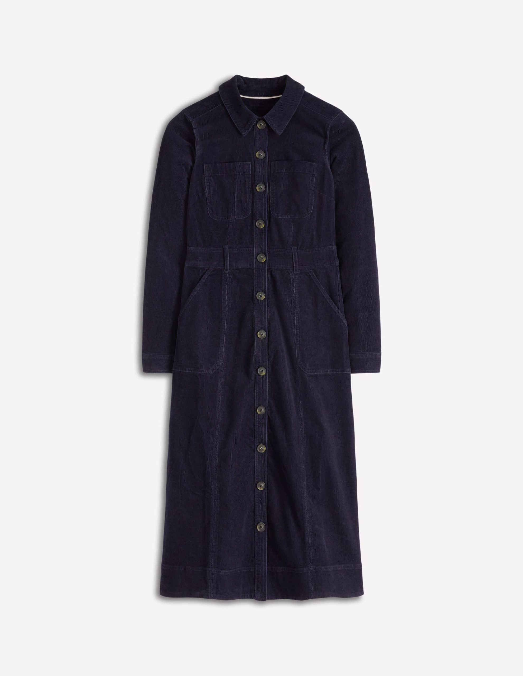 Amanda Cord Midi Dress-Navy - Image 6