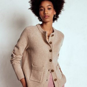 Marion Merino Cardigan-Linen