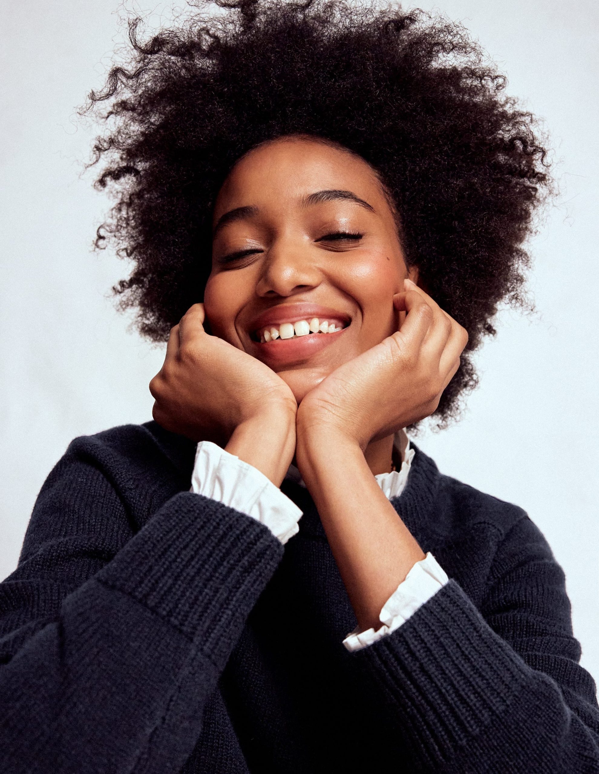 Marion Merino Sweater-Navy - Image 2