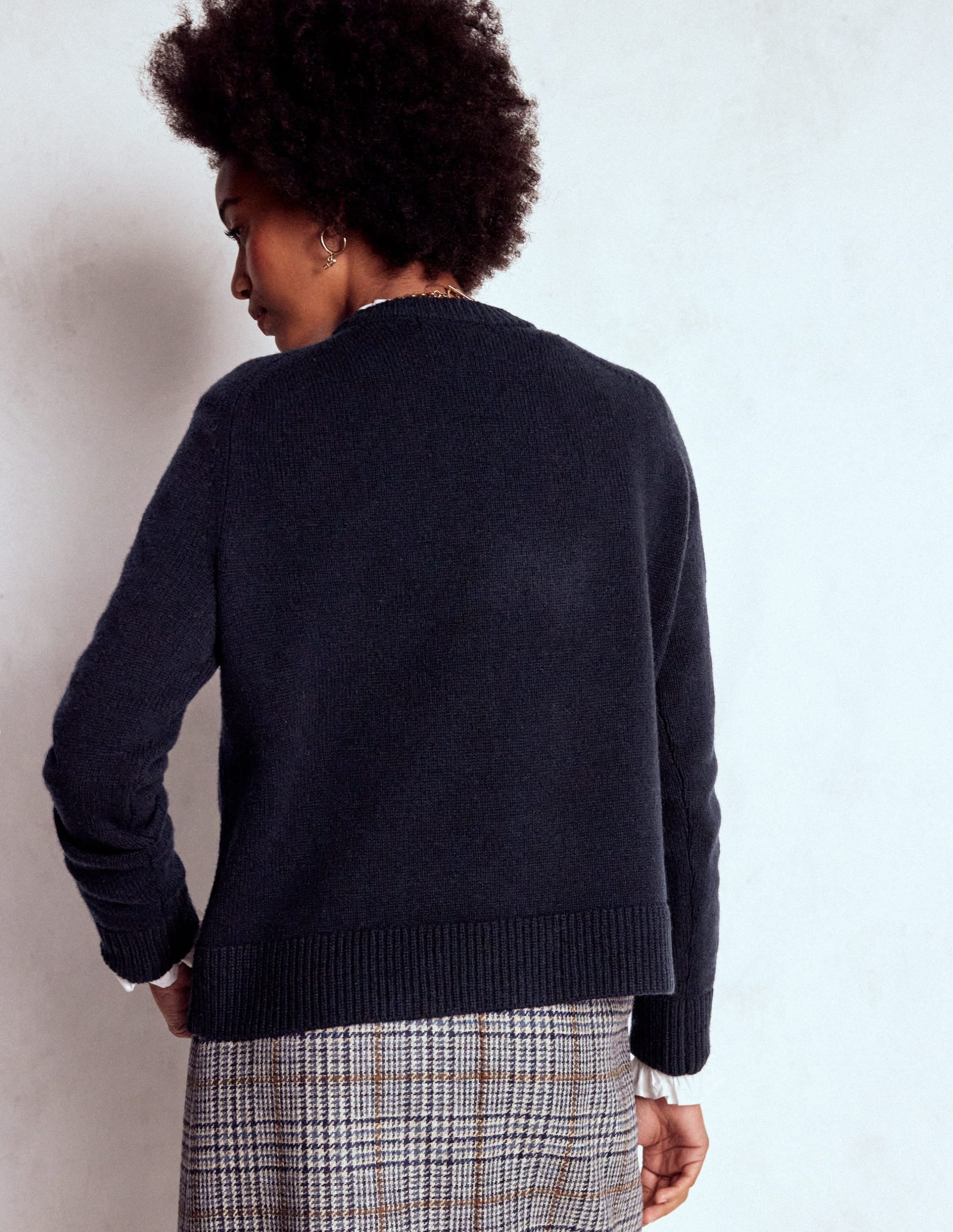 Marion Merino Sweater-Navy - Image 3